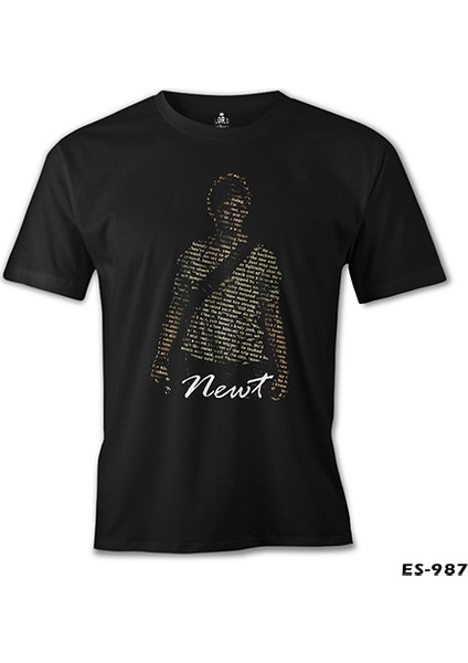 The Maze Runner - Newt Siyah Erkek Tshirt