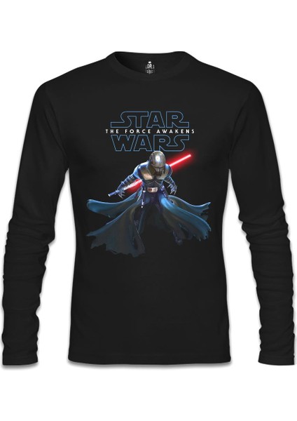 Star Wars - The Force Awakens 5 Siyah Erkek Sweatshirt