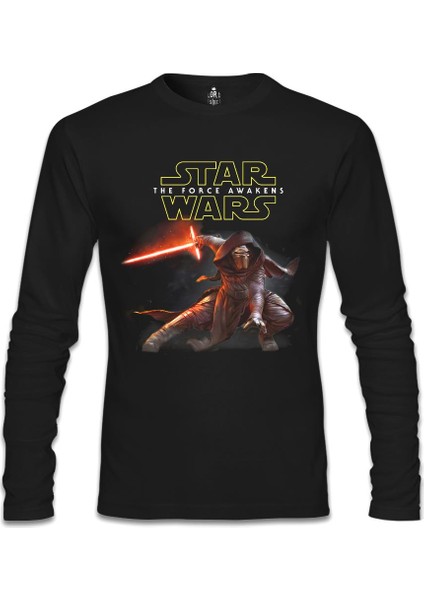 Star Wars - The Force Awakens 10 Siyah Erkek Sweatshirt