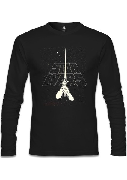 Star Wars - Blade Siyah Erkek Sweatshirt