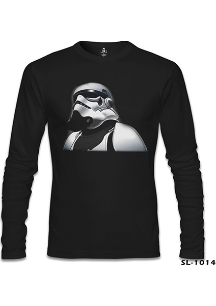 Star Wars - Stormtrooper 2 Siyah Erkek Sweatshirt