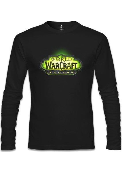 World Of Warcraft - Legion Logo Siyah Erkek Sweatshirt