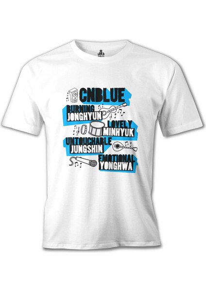 Cnblue - Blue Beyaz Erkek Tshirt
