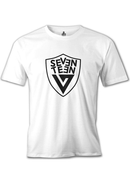 Seventeen - Logo Arma Beyaz Erkek Tshirt