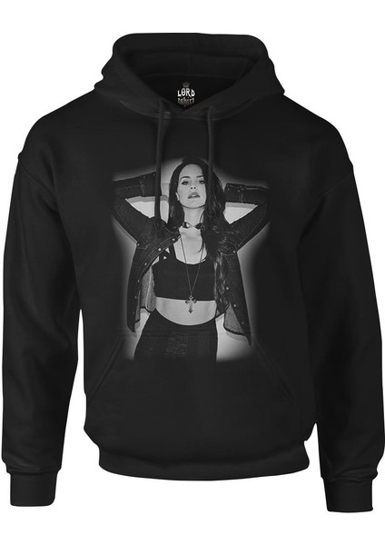Lana Del Rey - Sad Siyah Erkek Fermuarsız Kapşonlu