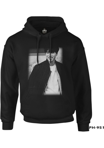Exo - Kai Siyah Erkek Fermuarsiz Kapşonlu