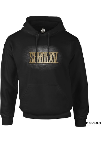 Eminem - Shady Xv Siyah Erkek Fermuarsız Kapşonlu