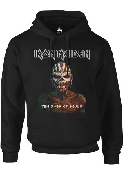 Iron Maiden - The Book Of Souls Siyah Erkek Fermuarsız Kapşonlu