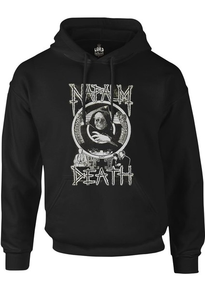 Napalm Death - Life? Siyah Erkek Fermuarsız Kapşonlu