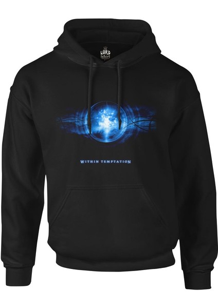 Within Temptation Siyah Erkek Fermuarsız Kapşonlu