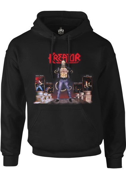Kreator - Terrible Certainty Siyah Erkek Fermuarsız Kapşonlu