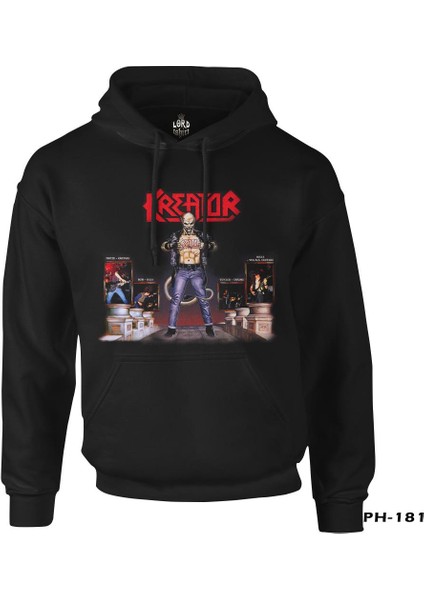 Kreator - Terrible Certainty Siyah Erkek Fermuarsız Kapşonlu