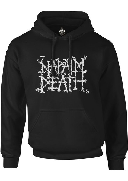 Napalm Death Siyah Erkek Fermuarsız Kapşonlu