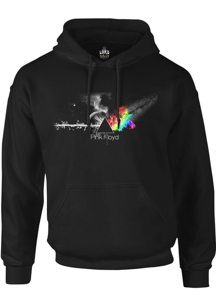 Pink Floyd - In Clouds Siyah Erkek Fermuarsız Kapşonlu