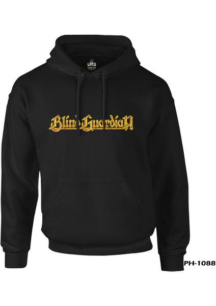 Blind Guardian - Logo Siyah Erkek Fermuarsız Kapşonlu