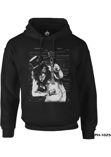 Slash - You're Crazy Siyah Erkek Fermuarsız Kapşonlu