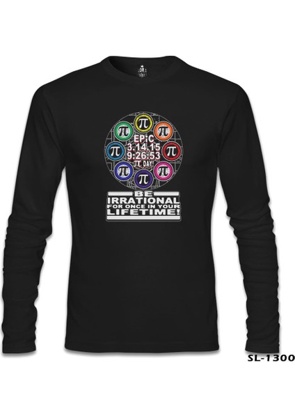 Matematik - Pi 3 Siyah Erkek Sweatshirt fiyatları