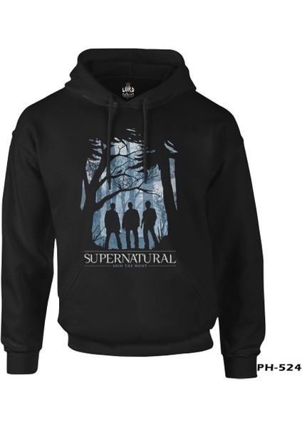 Supernatural - Join The Hunt Iı Siyah Erkek Fermuarsız Kapşonlu fiyatları