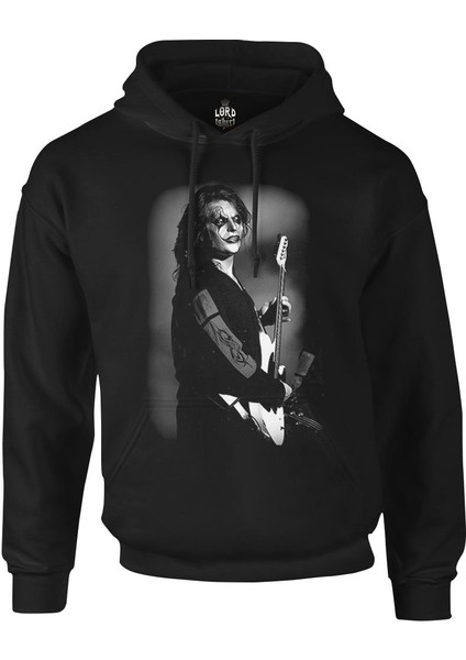 Slipknot - Jim Root Siyah Erkek Fermuarsız Kapşonlu