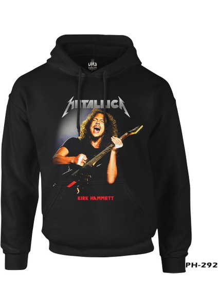 Metallica - Kirk Hammett Siyah Erkek Fermuarsız Kapşonlu fiyatları