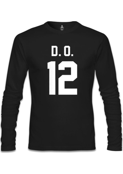 Exo - D.o. Siyah Erkek Sweatshirt
