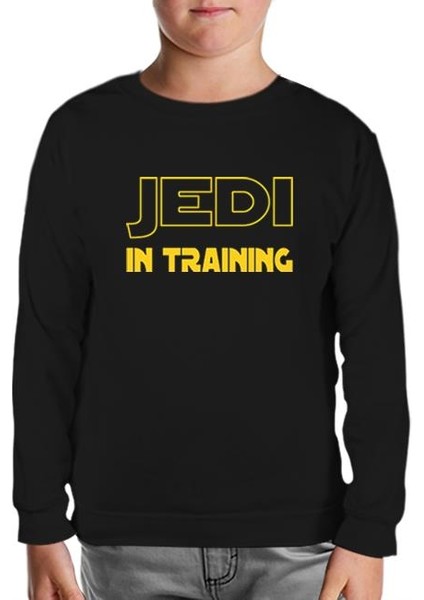 Star Wars - Jedi In Training Siyah Çocuk Sweatshirt