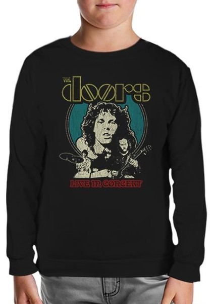 The Doors Siyah Çocuk Sweatshirt