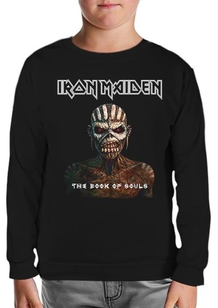 Iron Maiden - The Book Of Souls Siyah Çocuk Sweatshirt