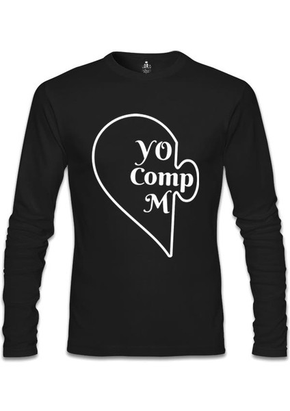 You Complete - Comp Siyah Erkek Sweatshirt
