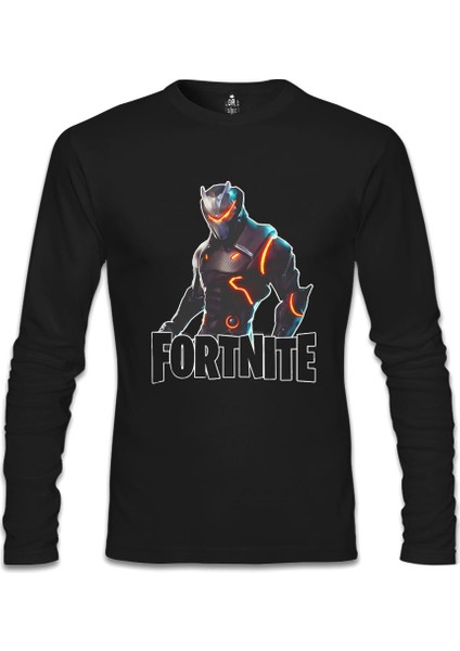Fortnite - Omega Siyah Erkek Sweatshirt
