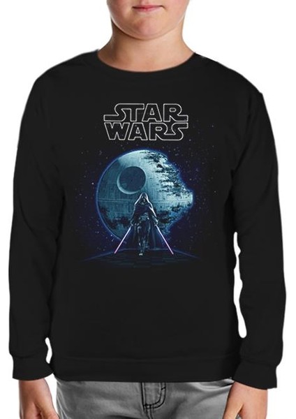 Star Wars - The Force Awakens 6 Siyah Çocuk Sweatshirt