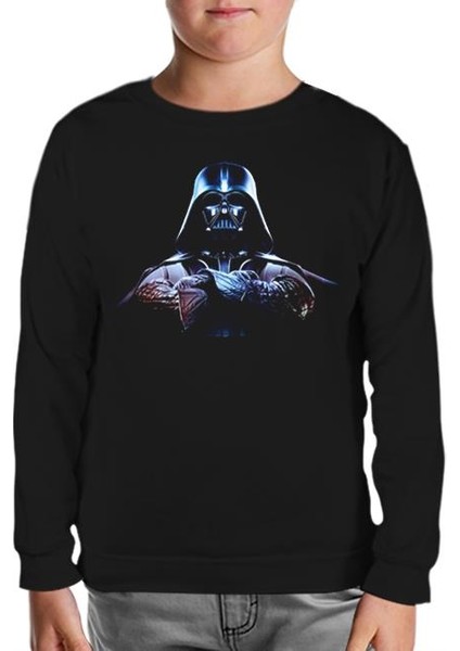 Star Wars - Darth Vader 3 Siyah Çocuk Sweatshirt