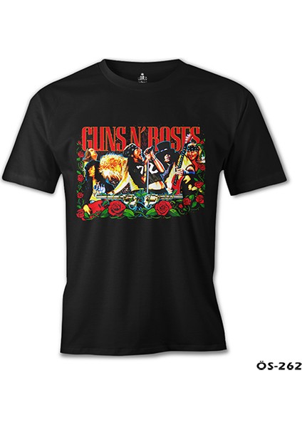 Guns N' Roses - Guns And Roses Siyah Erkek Tshirt fiyatları