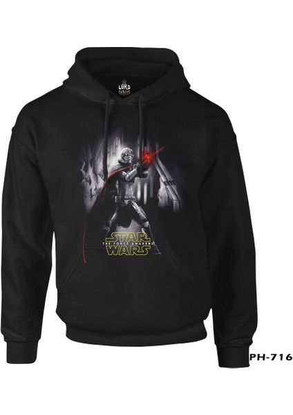 Star Wars - The Force Awakens 3 Siyah Erkek Fermuarsız Kapşonlu fiyatları