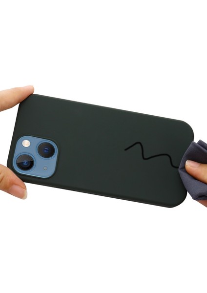 Apple iPhone 13 6.1 Inç Uyumlu Silikon Telefon Kılıfı - Koyu Yeşil (Yurt Dışından) indirimleri