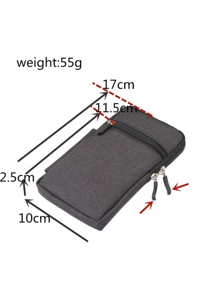 Yıkanabilir Bel Çantalı Telefon Kılıfı - Siyah (Yurt Dışından) fiyatları