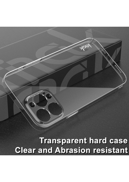 Crystal Case Iı Pro Apple iPhone 13 Pro 6.1 Inç Uyumlu Sert Telefon Kılıfı- Şeffaf (Yurt Dışından)