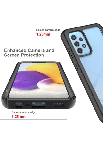 Samsung Galaxy A32 4g Için Pc + Tpu + Pet Ekran Koruyuculu Telefon Kılıfı (Yurt Dışından) fırsatları
