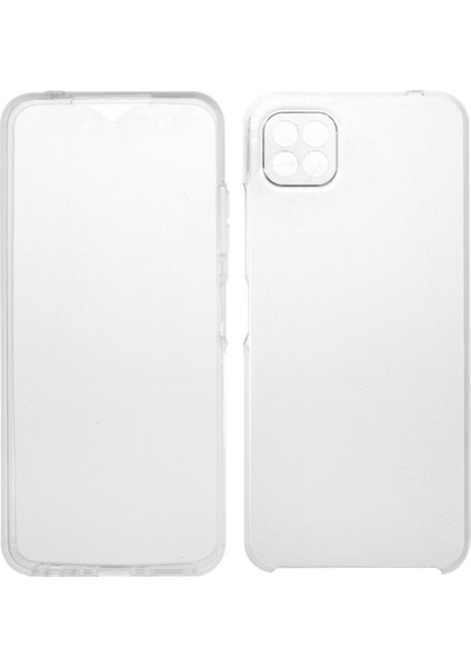 Ayrılabilir Tpu + Pet + Akrilik Hibrit Galaxy A22 5g Için Telefon Kılıfı - Şeffaf (Yurt Dışından) modelleri