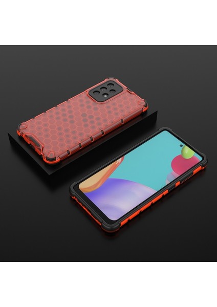 Samsung Galaxy A52 4g / 5g / A52S 5g Için Petek Desenli Darbeye Dayanıklı Tpu + Pc Telefon Kılıfı (Yurt Dışından) modelleri