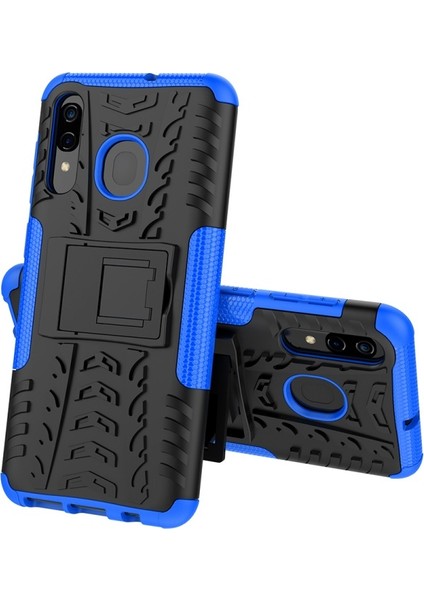 Samsung Galaxy A50 / A30 / A20 Için Pc + Tpu Hibrid Destek Çubuklu Koruyucu Telefon Kılıfı (Yurt Dışından)