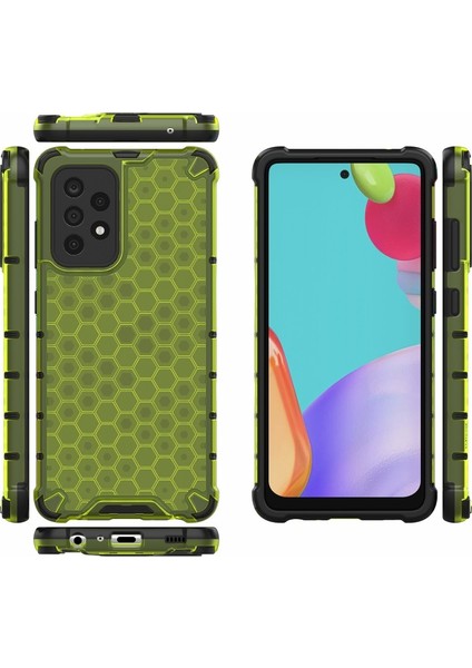 Samsung Galaxy A52 4g / 5g / A52S 5g Için Petek Desenli Darbeye Dayanıklı Tpu + Pc Telefon Kılıfı (Yurt Dışından) modelleri