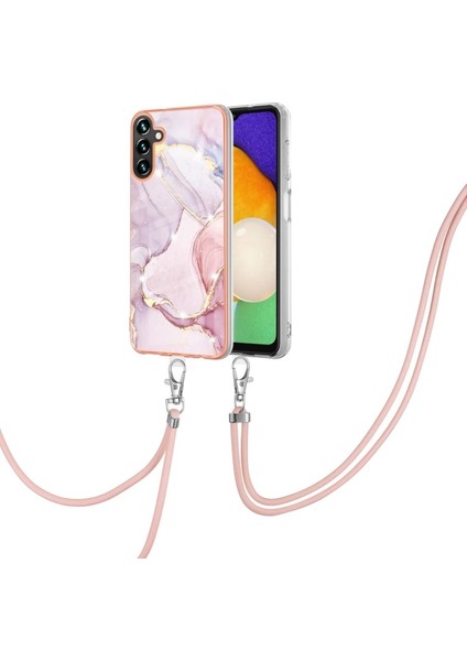 Samsung Galaxy A13 5g Için Mermer Desenli Ipli Tpu Telefon Kılıfı (Yurt Dışından)