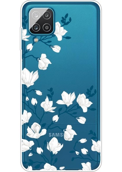 Samsung Galaxy A12 Için Desenli Kaymaz Tpu Telefon Kılıfı (Yurt Dışından)