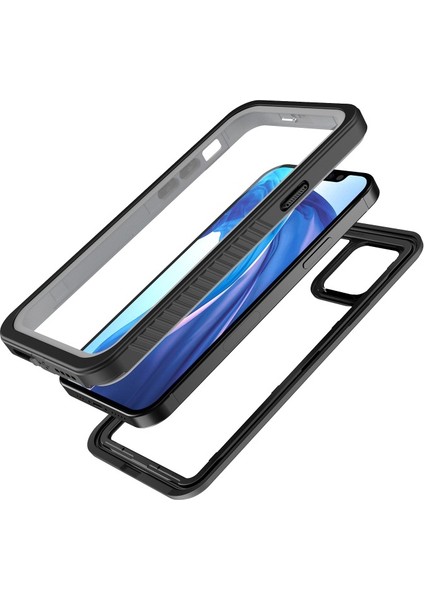 Apple iPhone 12 Için IP68 Suya Dayanıklı Toz Geçirmez Koruyucu Kılıf - Siyah (Yurt Dışından)