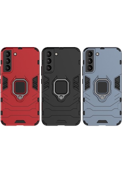 Samsung Galaxy S22 + 5g Için Çift Katmanlı Darbeye Karşı Koruyucu Yüzük Tutuculu Kılıf (Yurt Dışından) fiyatları
