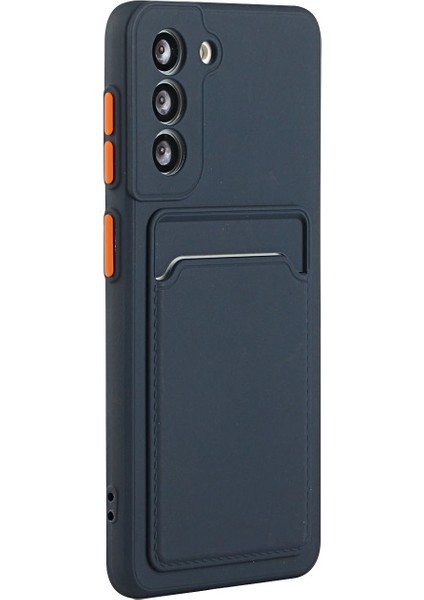 Samsung Galaxy S21 Fe Için Telefon Kılıfı - Koyu Mavi (Yurt Dışından)