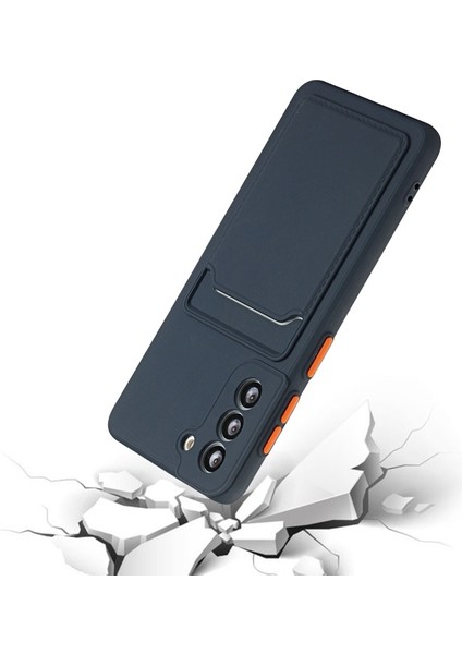 Samsung Galaxy S21 Fe Için Telefon Kılıfı - Koyu Mavi (Yurt Dışından)