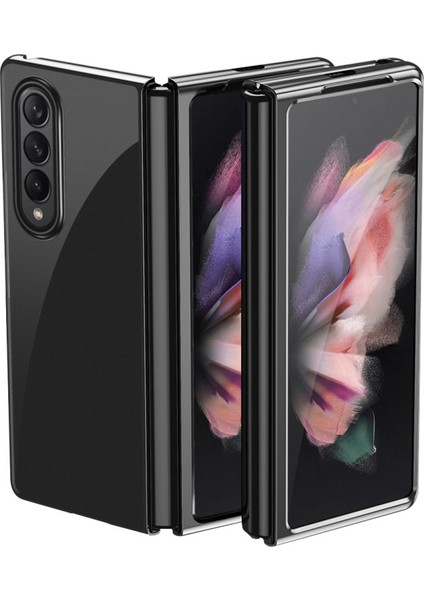 Samsung Galaxy Z Fold3 5g Ile Uyumlu Su Geçirmez Telefon Kılıfı - Siyah (Yurt Dışından)