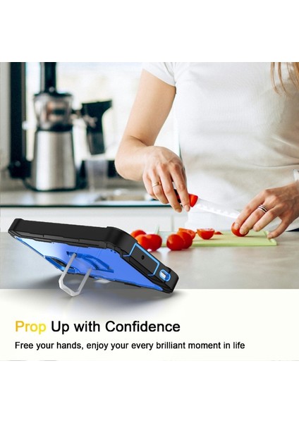 Samsung Galaxy A12 Için Telefon Kılıfı - Siyah / Mavi (Yurt Dışından) modelleri